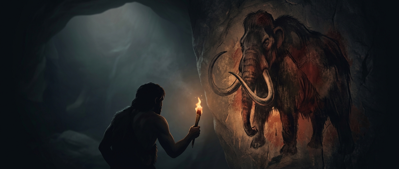 Prehistoric humans heavily painted extinct beasts in caves