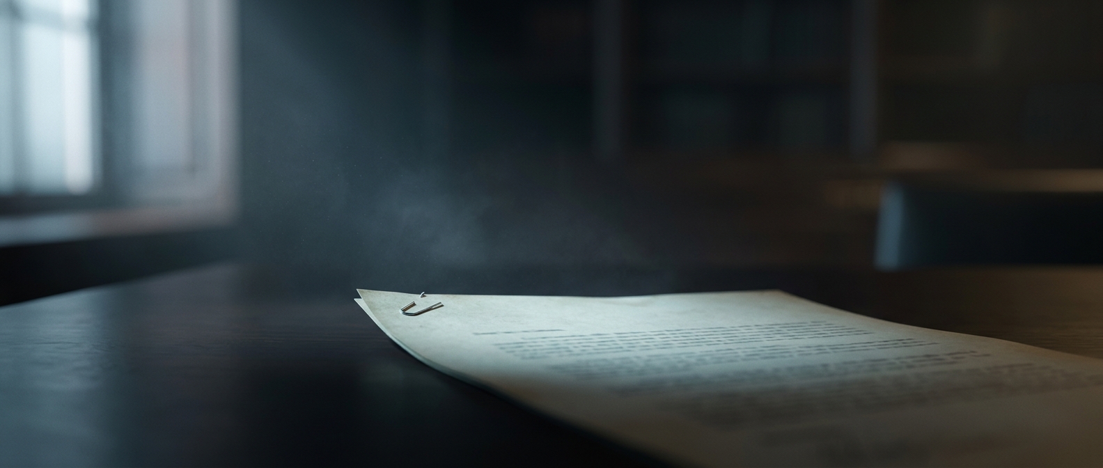 Staples on documents are frequently completely asymmetric