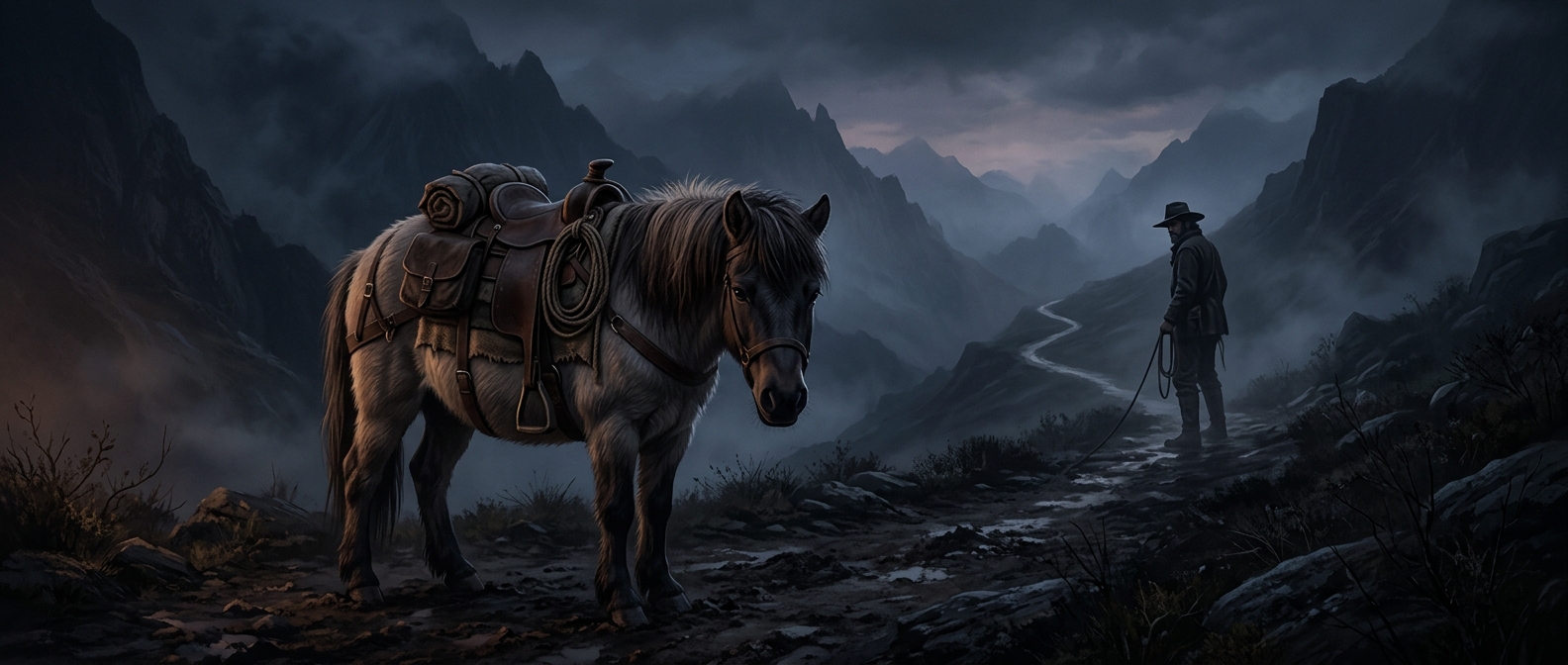 Ponies possess a legendary stubborn streak on the trail