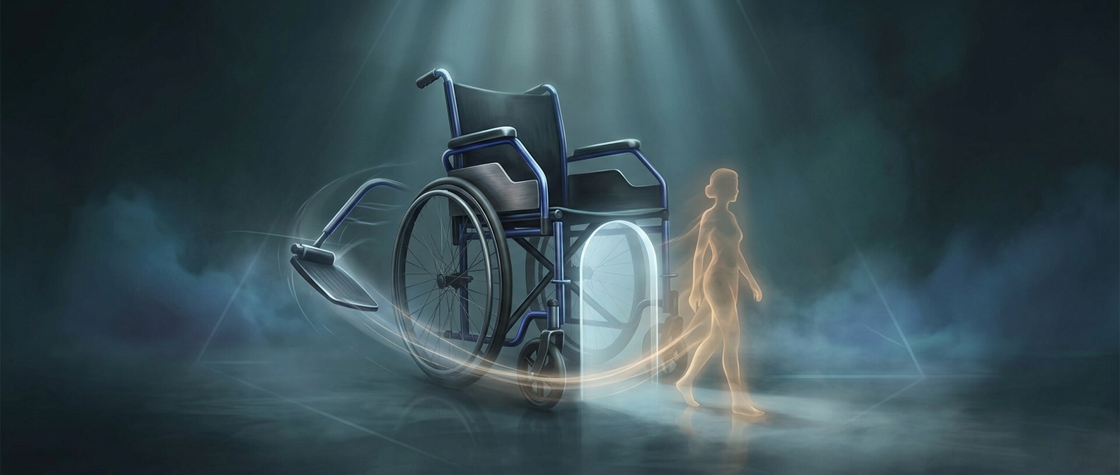 Wheelchair footrests swing away for transfers
