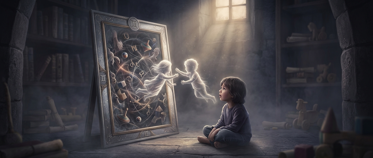 Gemini reflects the chaotic early childhood period