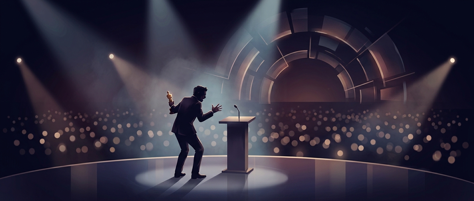 Frantic panic of award show acceptances