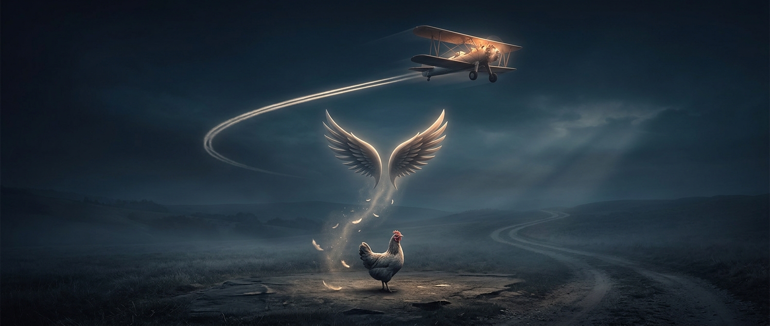 A chicken's longest recorded flight lasted 13 seconds
