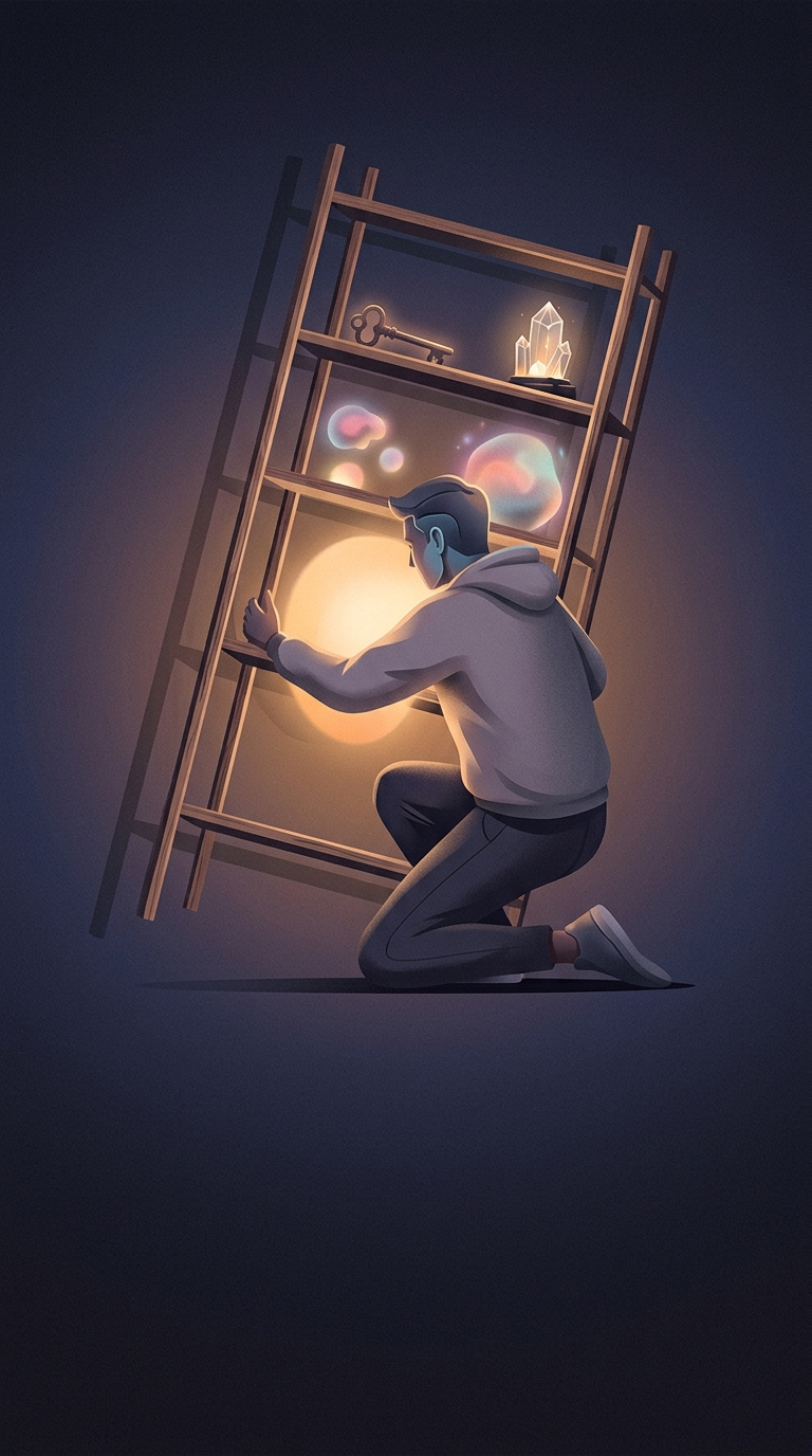 Why are you intensely emotionally attached to that wobbly, cheap bookshelf in your apartment?
