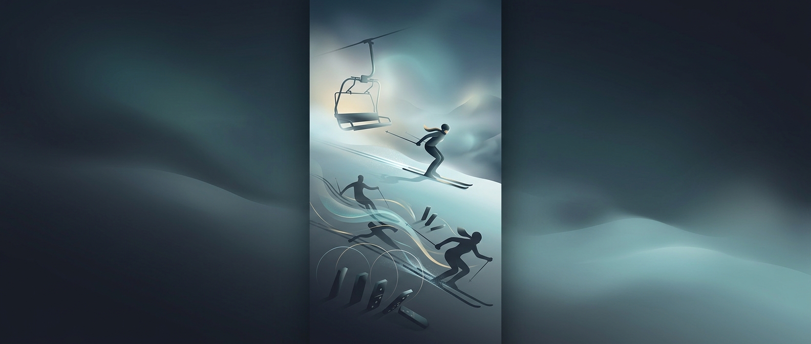 The chaotic art of getting off a ski lift