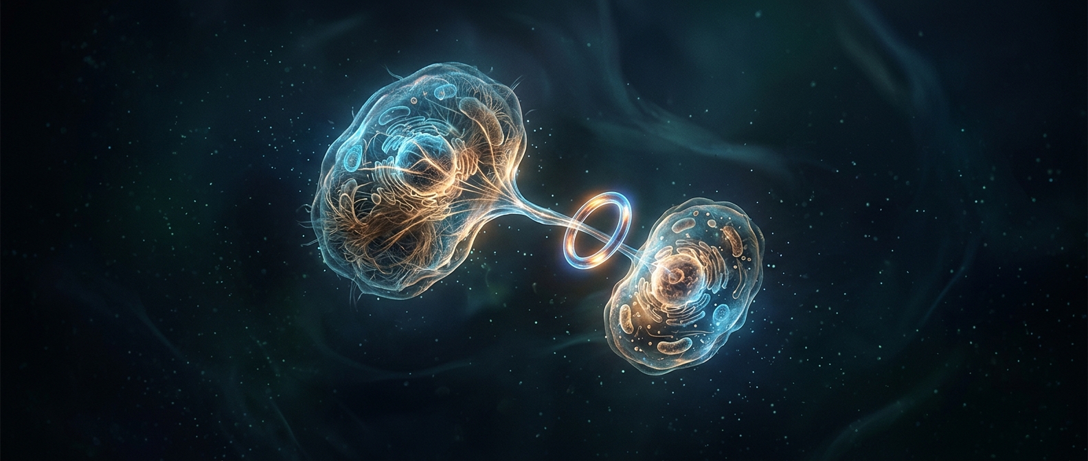 Plasmids transfer genetic code between single cells