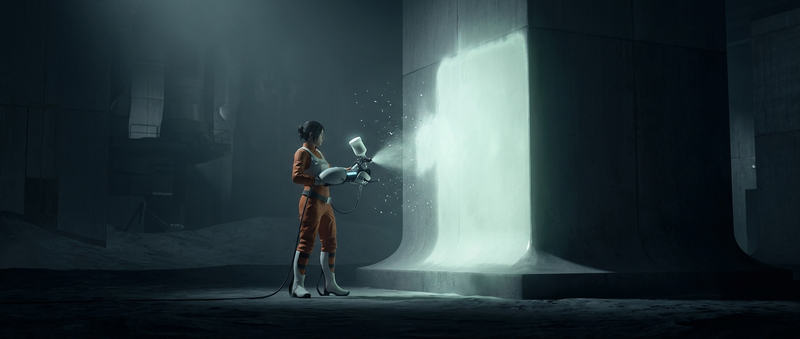 The toxic moon dust behind Portal 2's portals