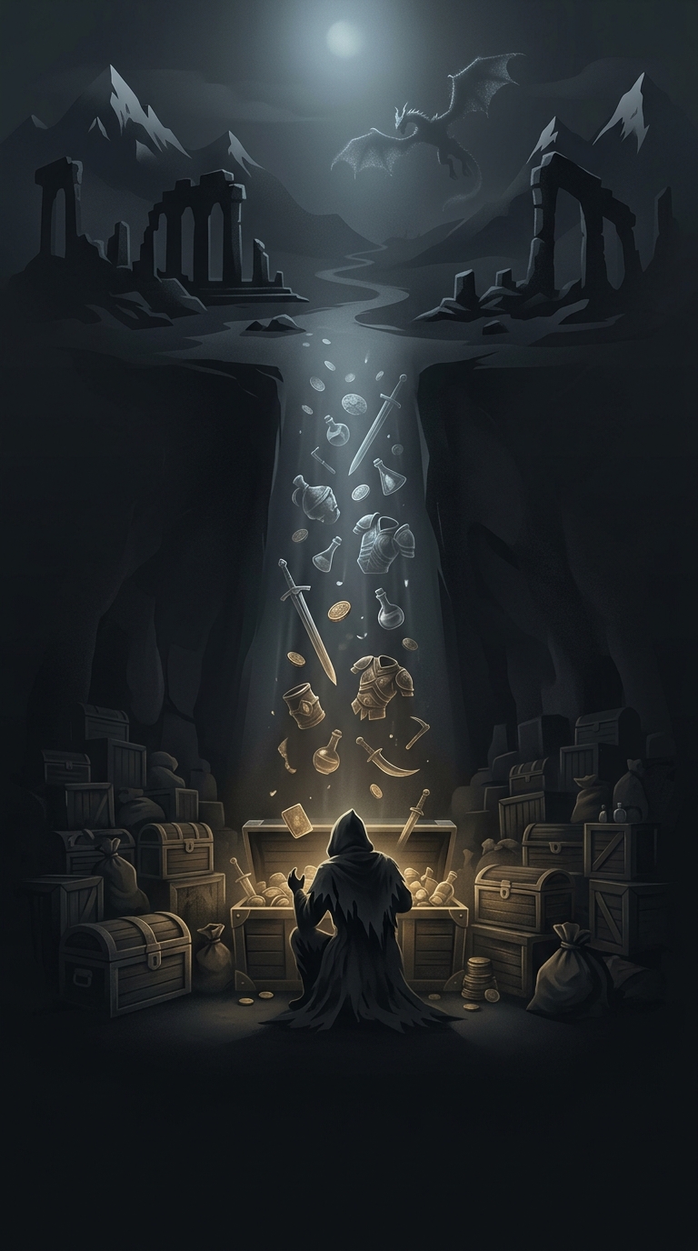 Skyrim manages the incredibly complex inventory systems of countless non-player characters and shopkeepers by utilizing an invisible, subterranean trash disposal method that players were never meant to discover.