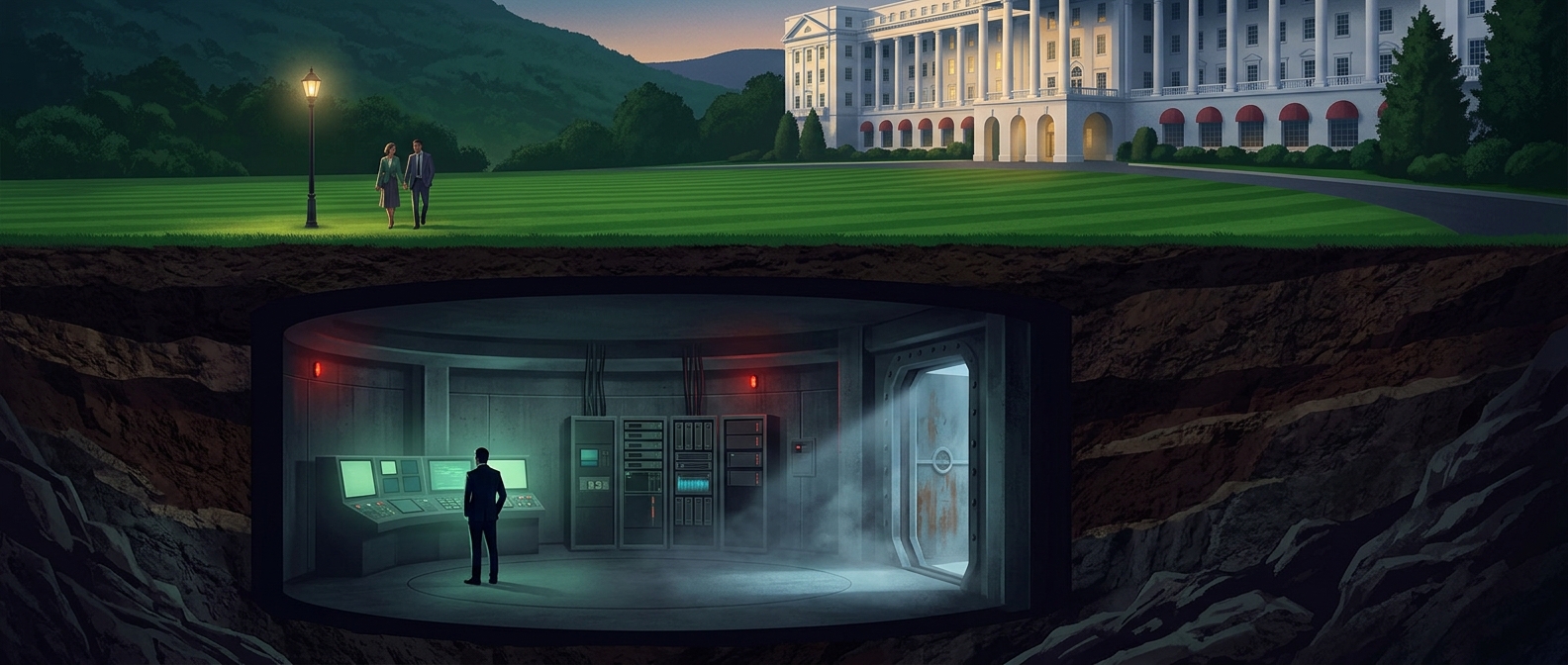 The secret bunker beneath a luxury resort