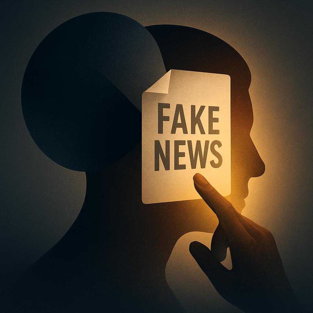 In an era of viral headlines and deepfakes, which cognitive bias most explains why people eagerly share fake news that already matches their political or social views?