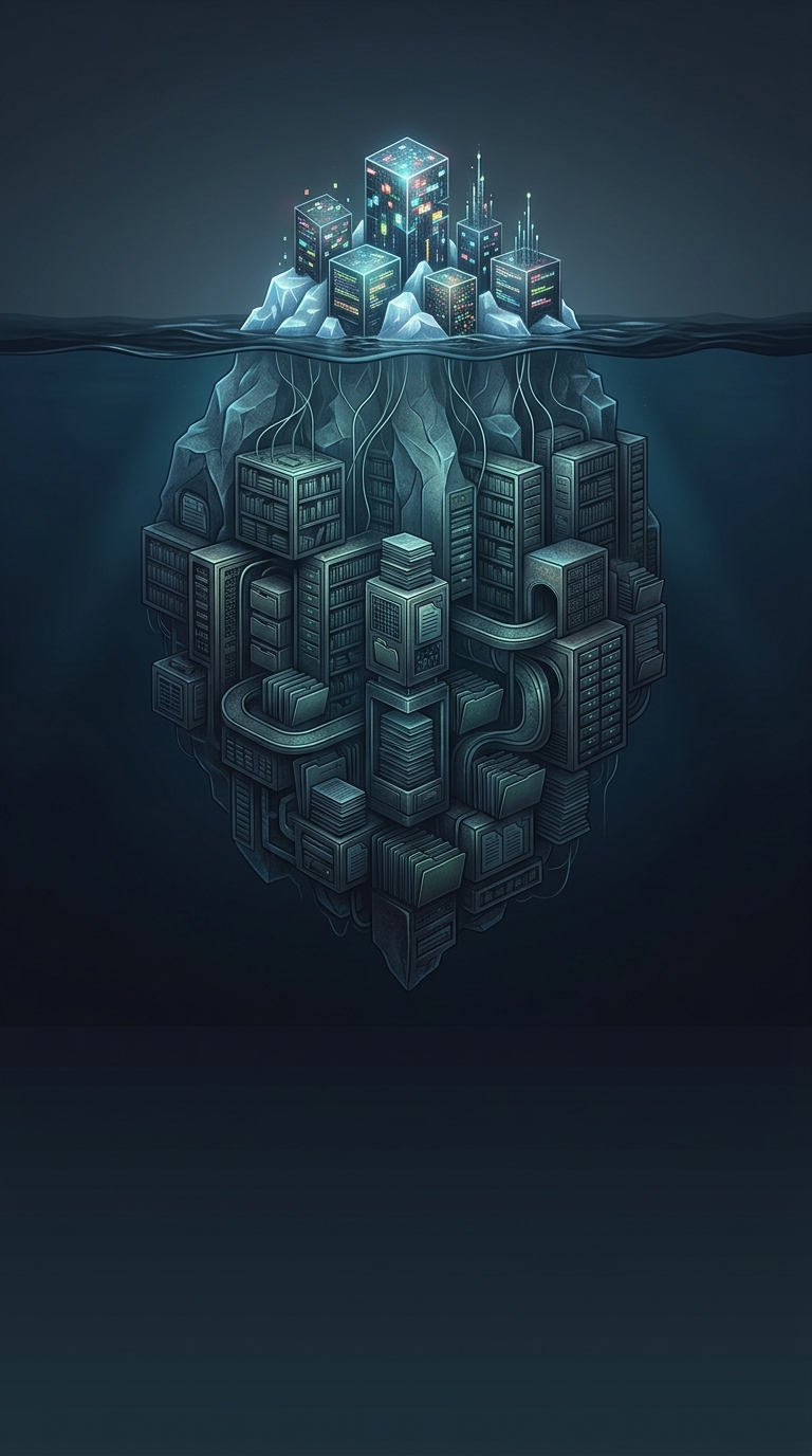 Search engines like Google only index about five percent of the actual internet, leaving the remaining ninety-five percent floating in what is known as the Deep Web.