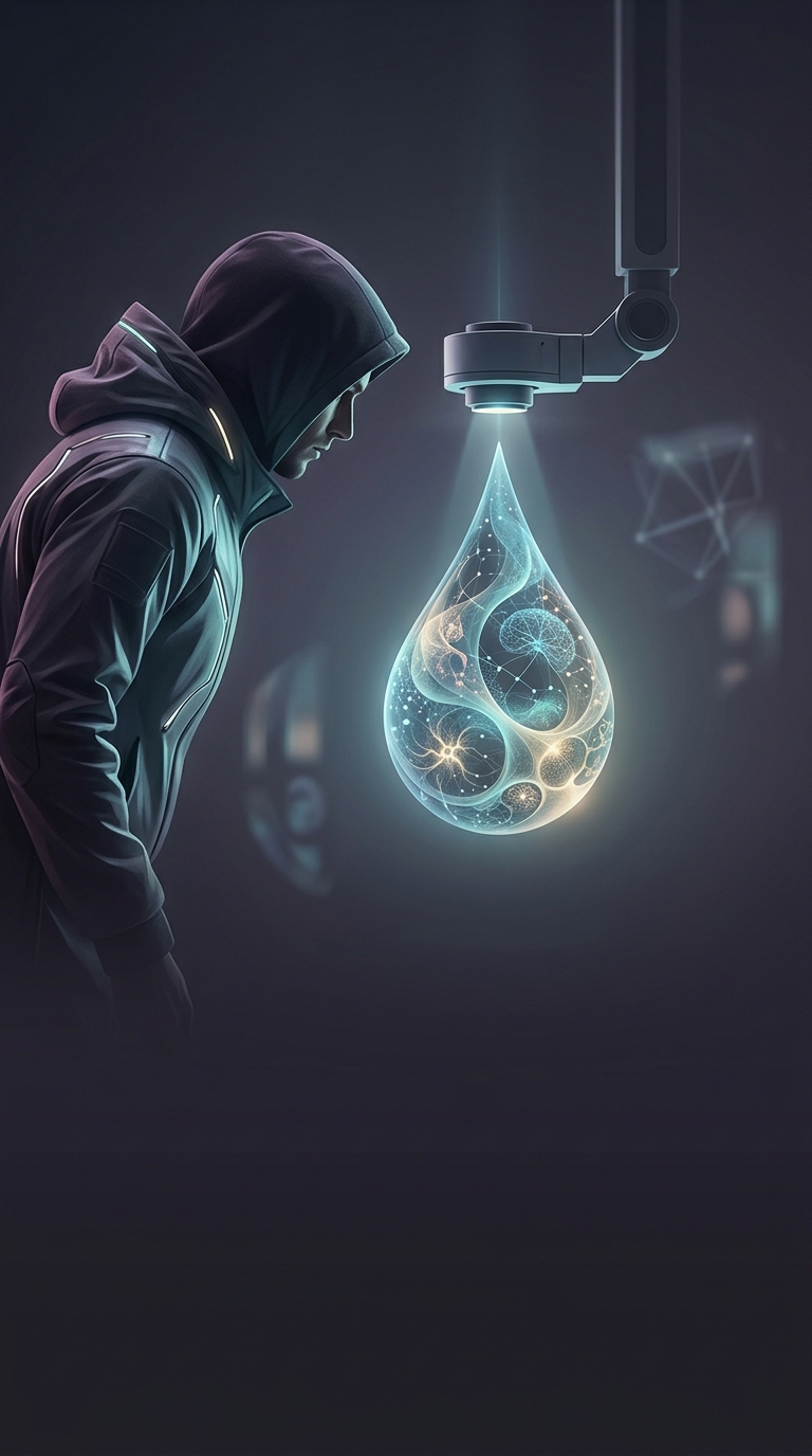 If you put a human teardrop under a microscope, what mind-blowing realization will you immediately come to?