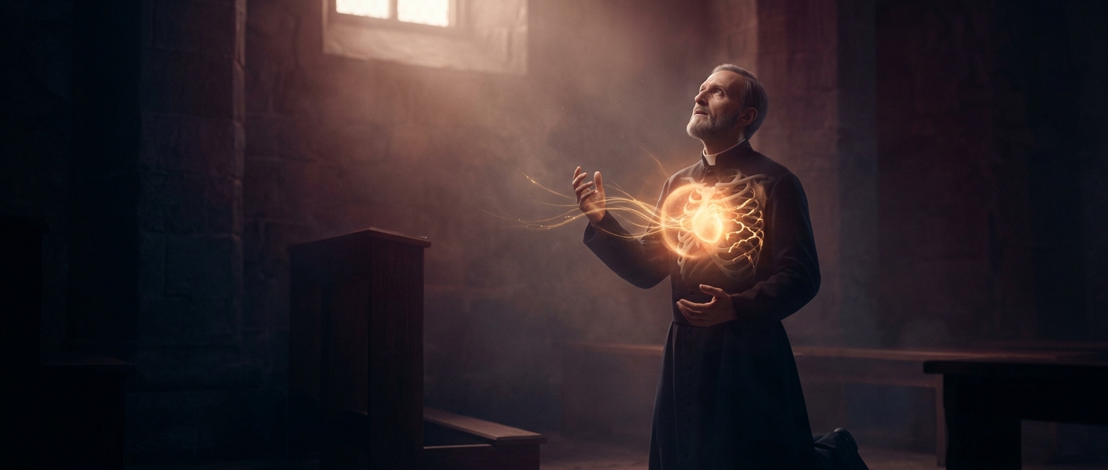 Philip Neri claimed his heart broke his ribs