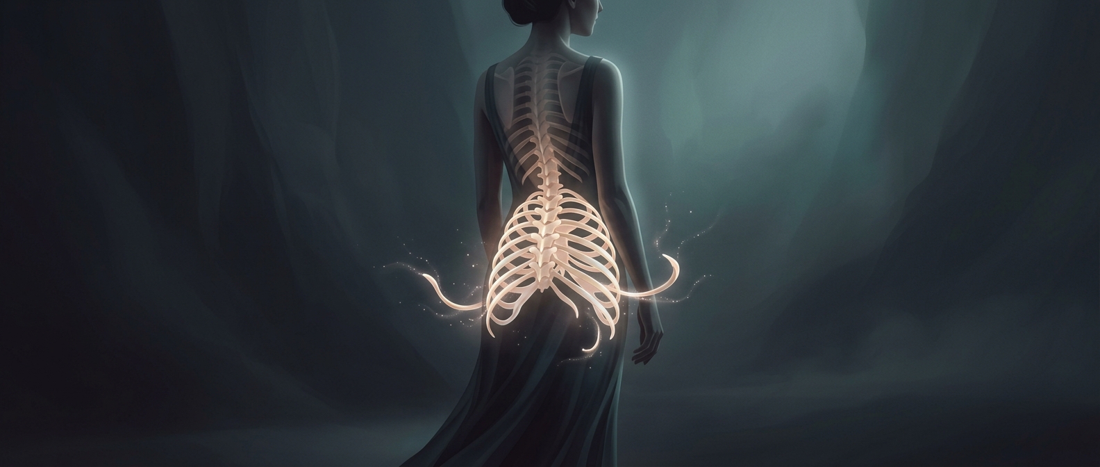 Your lowest ribs don't reach your breastbone