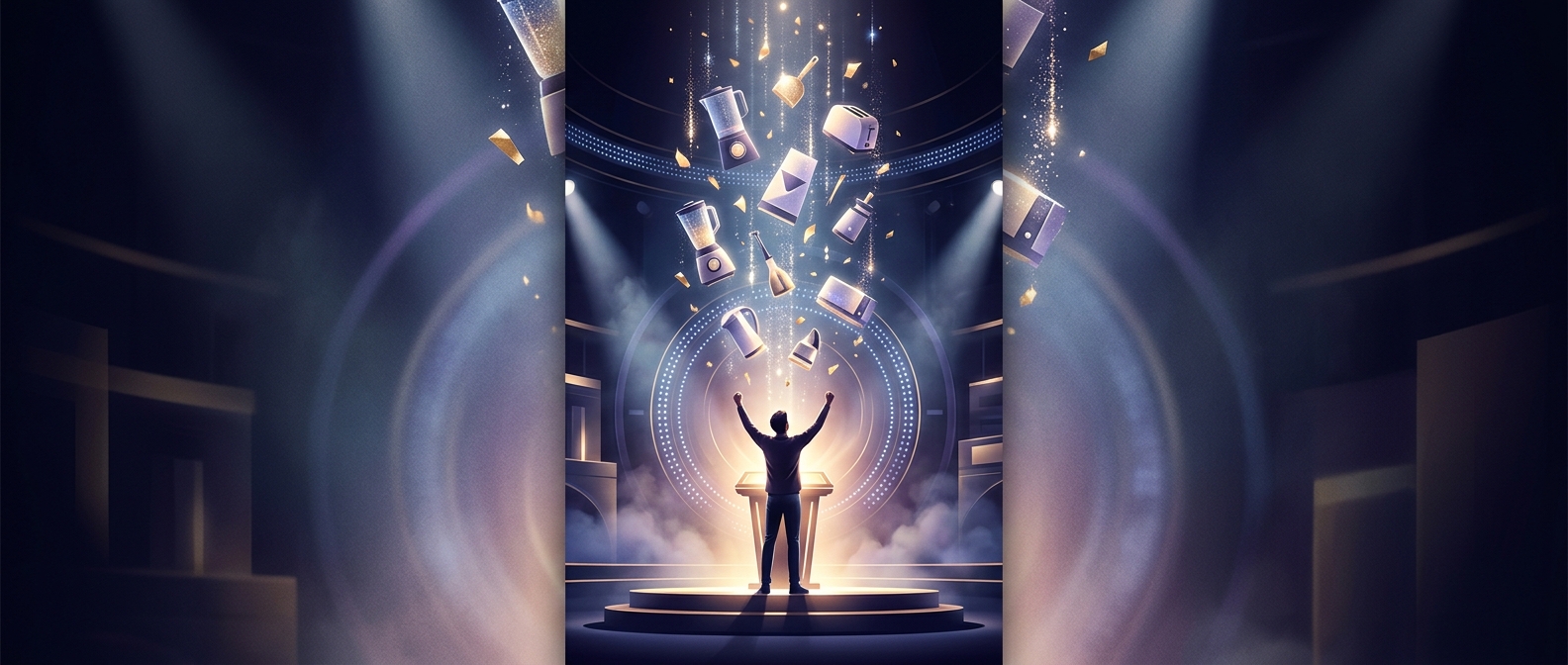 Winning shiny new appliances by answering trivial queries