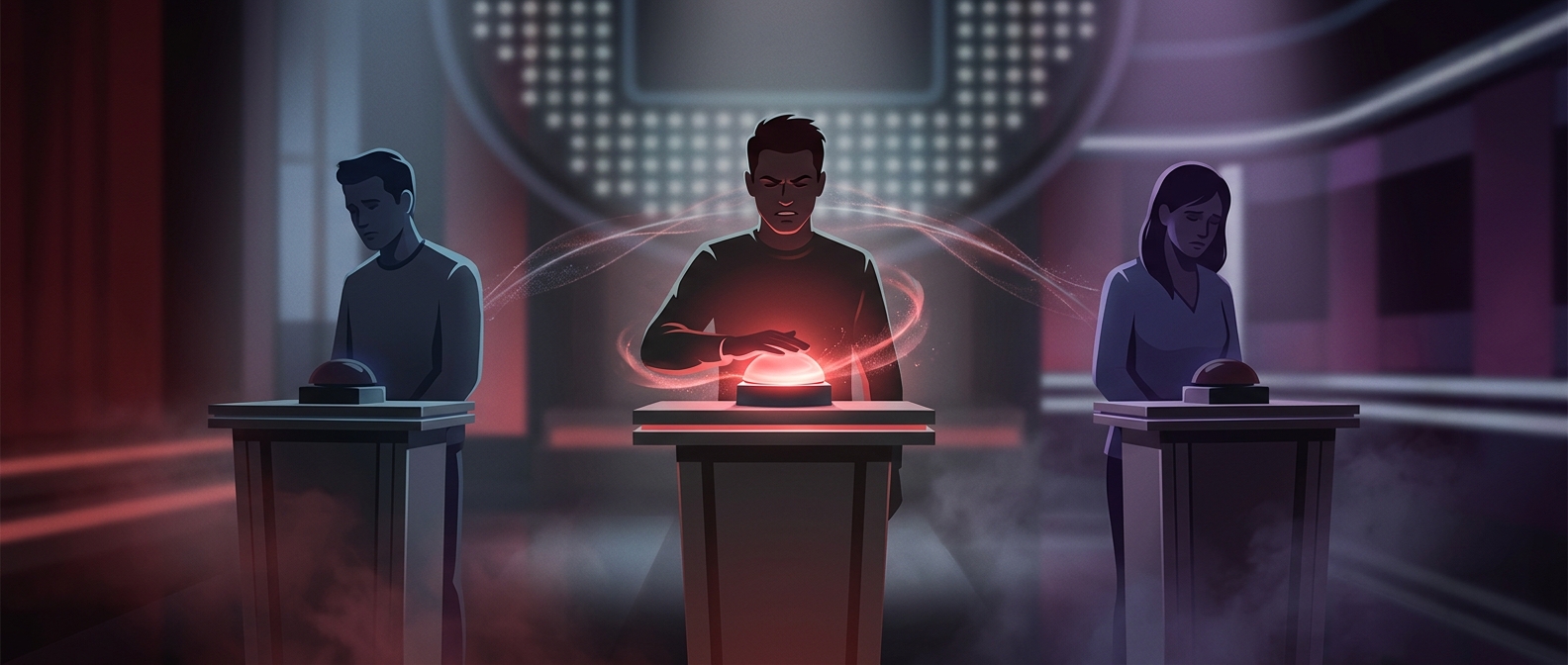 Why game-show buzzers punish being too quick