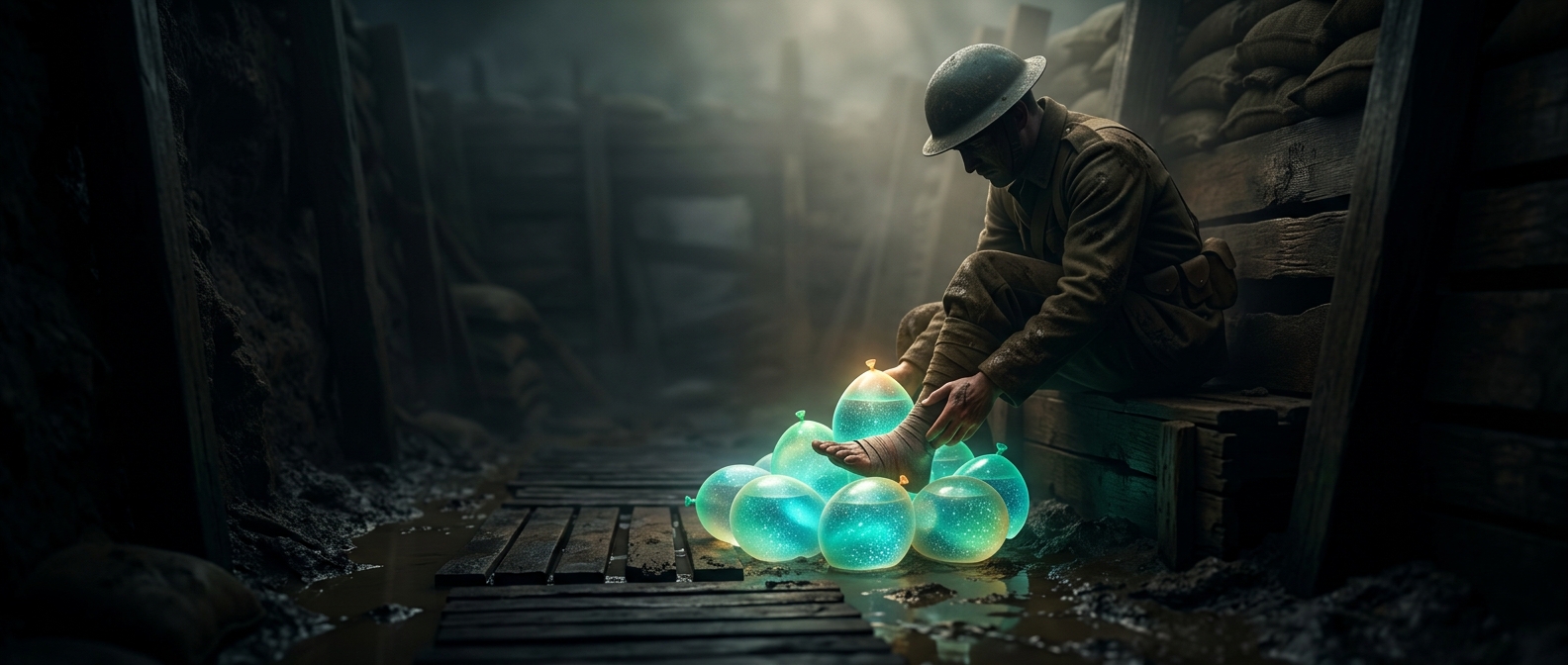 Water balloons began as a failed sock