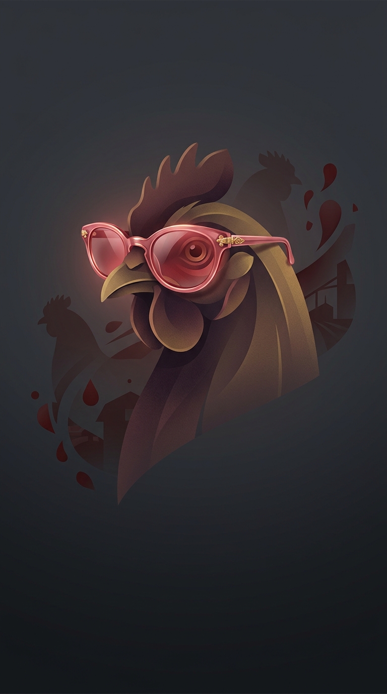 Enterprising farmers in the early twentieth century actually mass-produced tiny, rose-colored plastic eyeglasses for chickens in a desperate attempt to stop the incredibly…