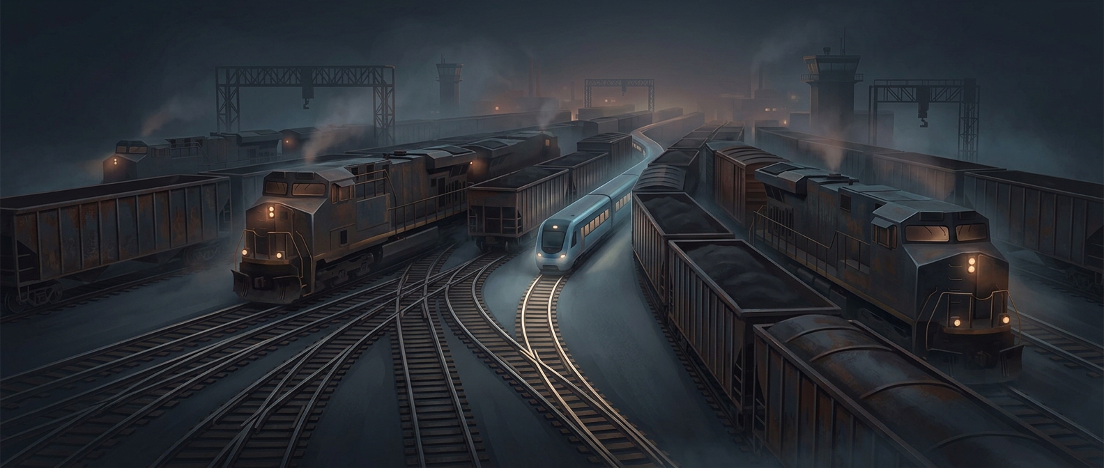 Why US passenger trains keep stopping for freight