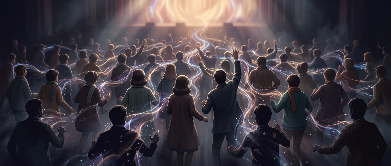 How Beatlemania spread through the crowd