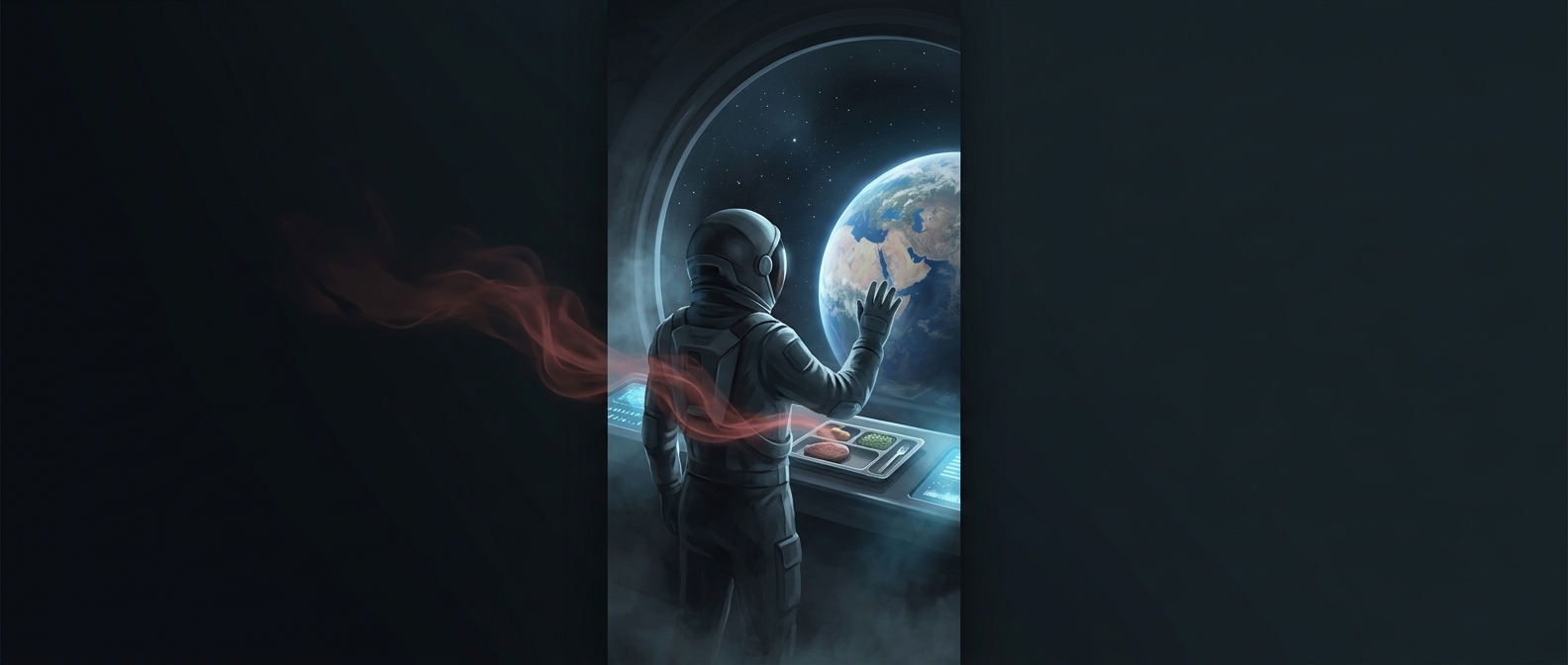 Why food tastes bland in space