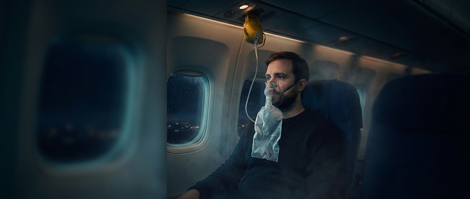 Why airplane oxygen bags stay flat