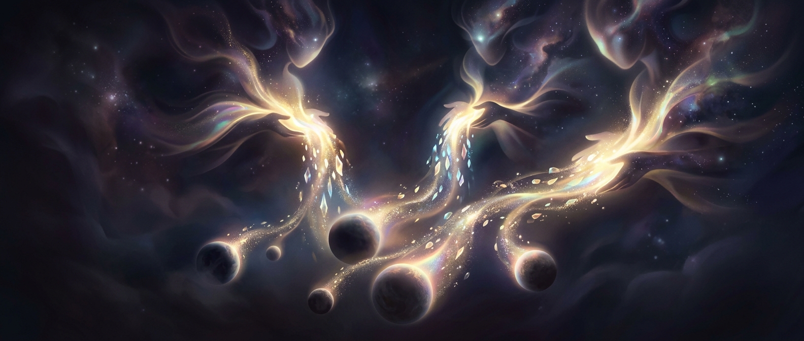 Cosmic sugar daddies handing out free blessings