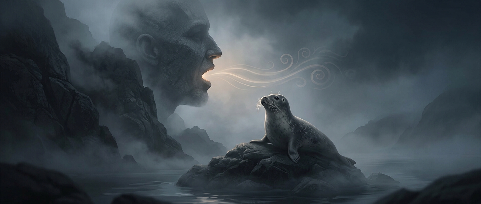 The seal that sounded like a New England dockworker