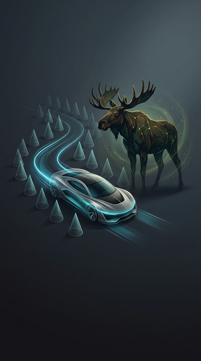 Automotive manufacturers in Sweden developed a highly specific driving evaluation known as the moose test to ensure their vehicles could successfully dodge massive woodland creatures without flipping over.