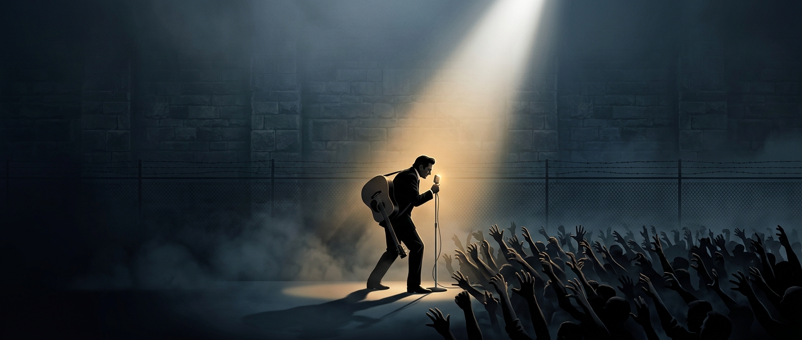 Why Johnny Cash's prison concert nearly caused a riot