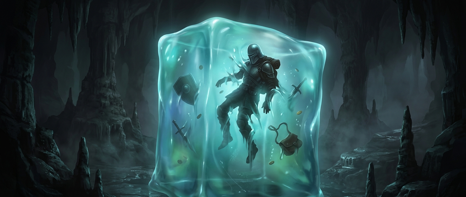 Why gelatinous cubes dissolve careless adventurers