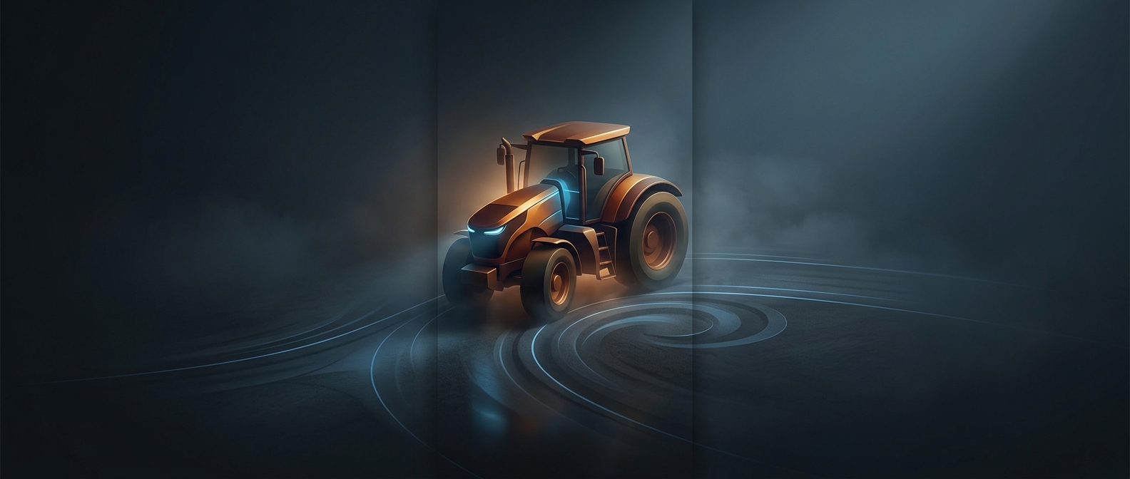 Tractors articulate in the middle for nimble steering