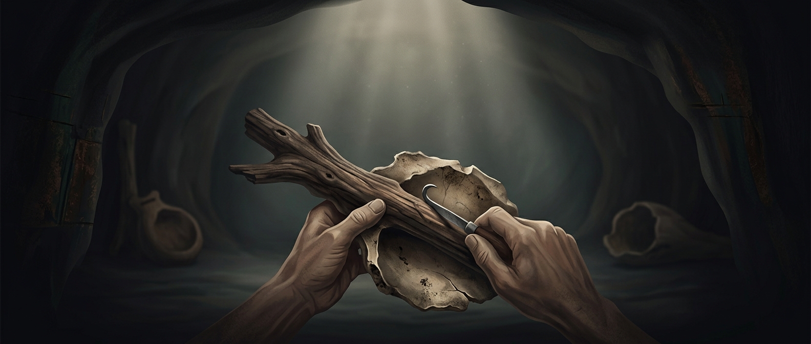 Castanets were originally carved from hard hollow materials