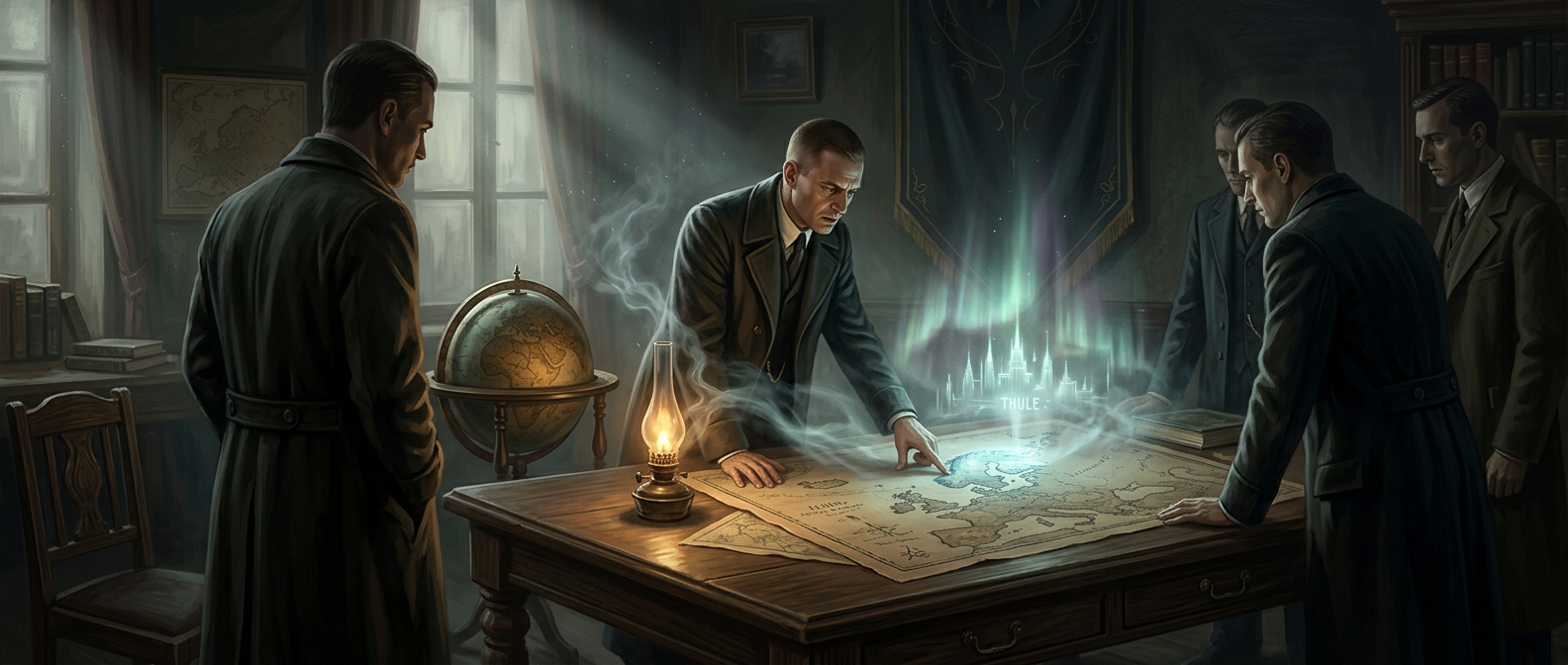 Early Nazi party members originated from a bizarre German occult group obsessed with finding the magical city of Thule