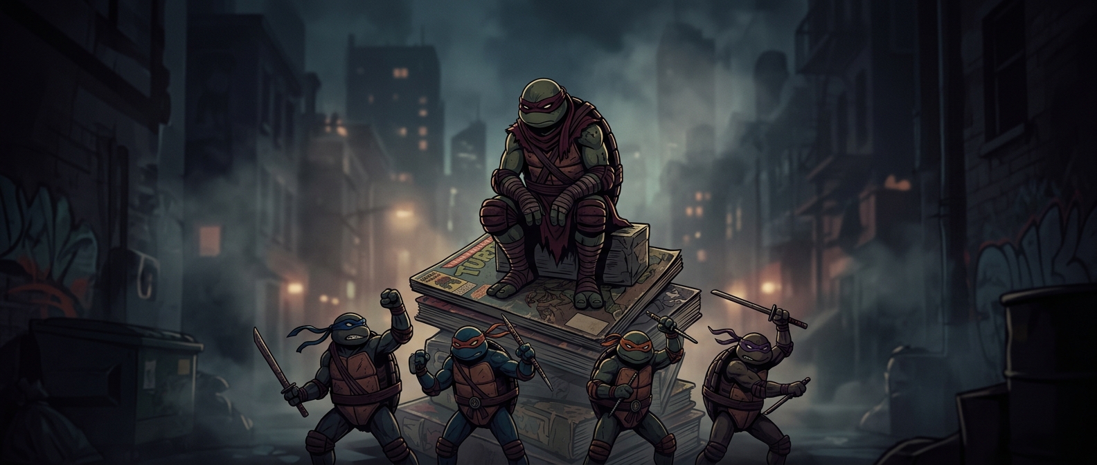 The Teenage Mutant Ninja Turtles began as a joke