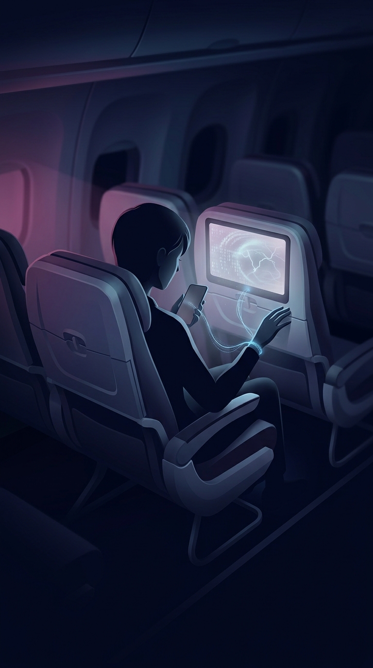 Why do airlines spend millions installing heavy seatback screens when passengers already travel with smartphones?