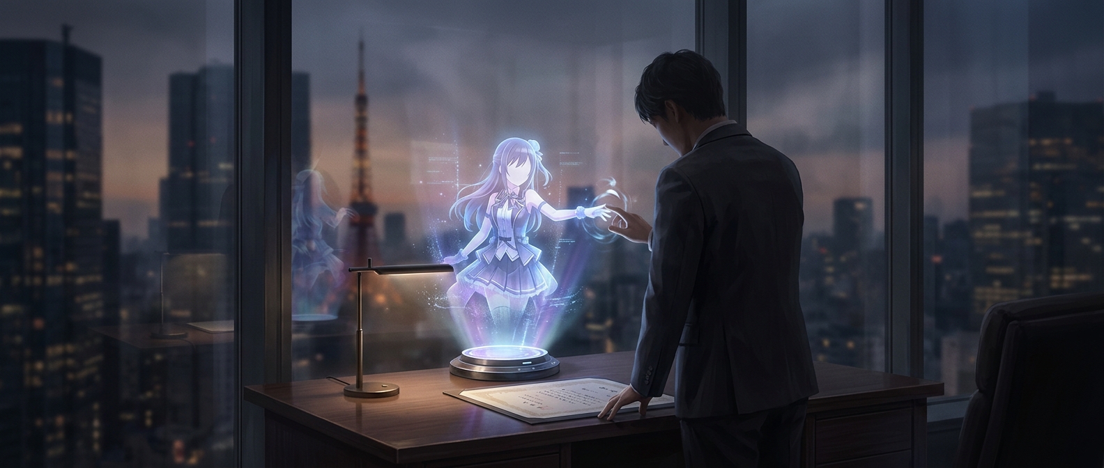 Some people married holographic anime idols