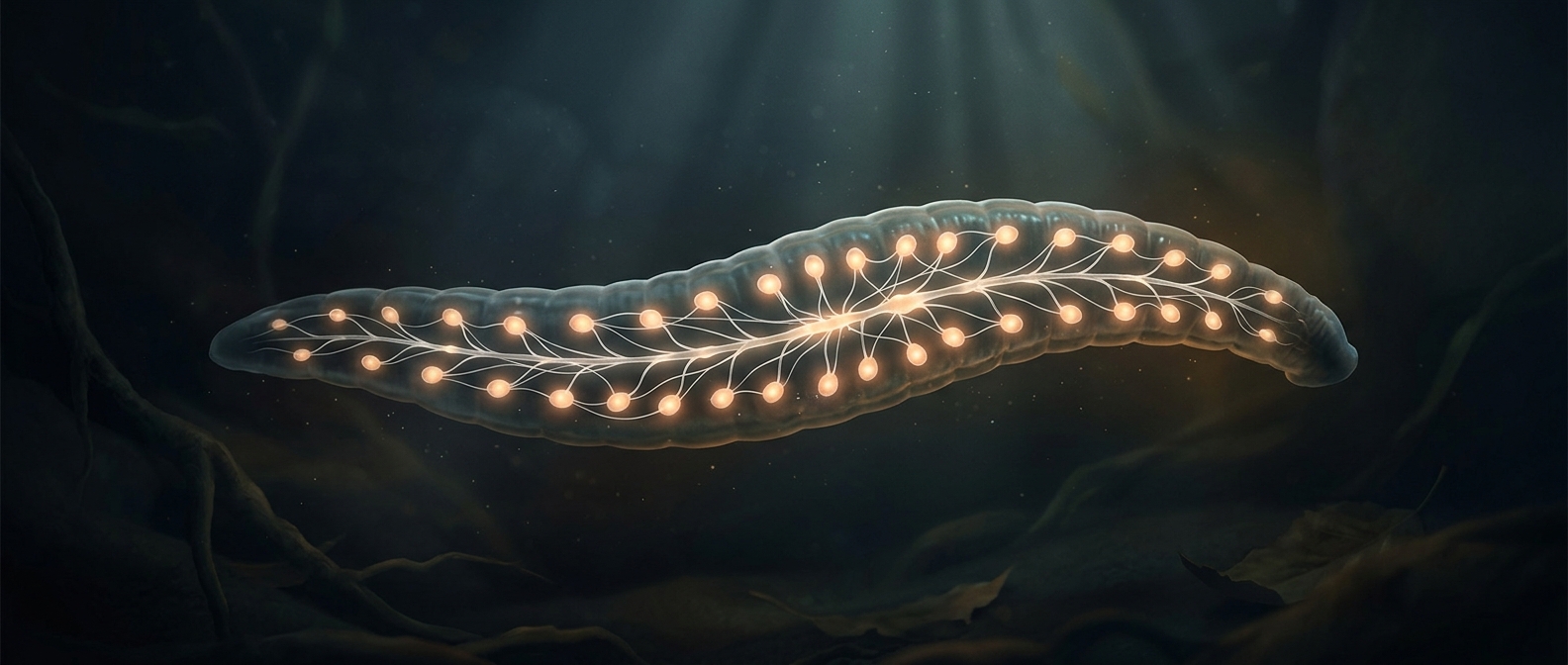 A leech has 32 brain compartments