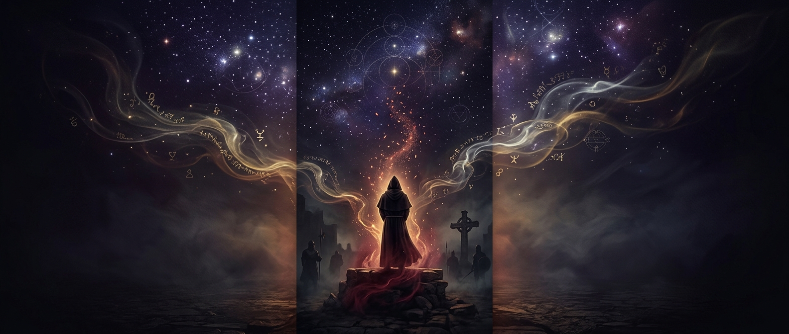 Giordano Bruno was burned at the stake for claiming the universe was infinite and filled with magic
