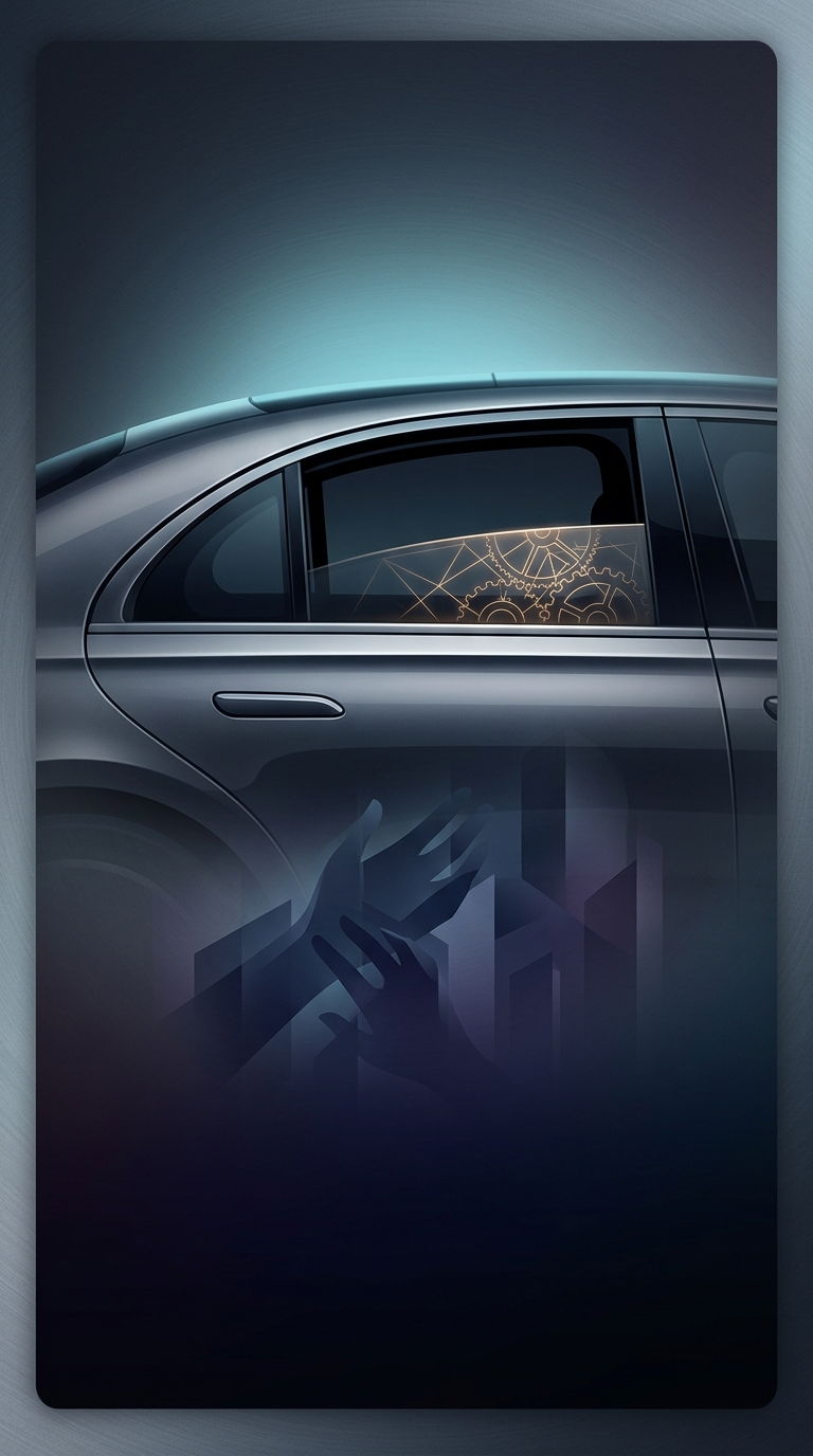 In most four-door cars, the rear windows refuse to roll down all the way. It’s totally not a child safety feature.