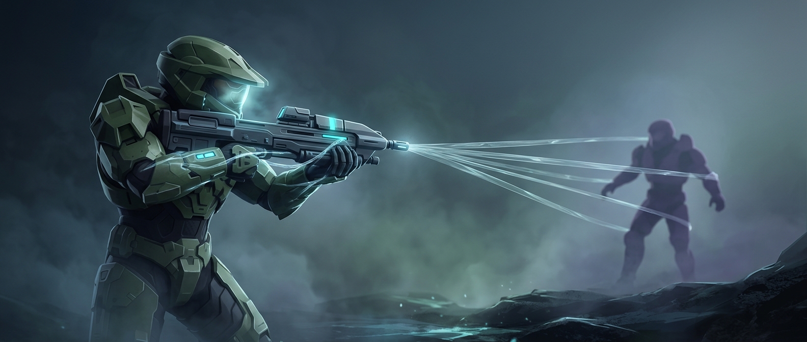 Halo multiplayer relies on incredibly sticky aim assist