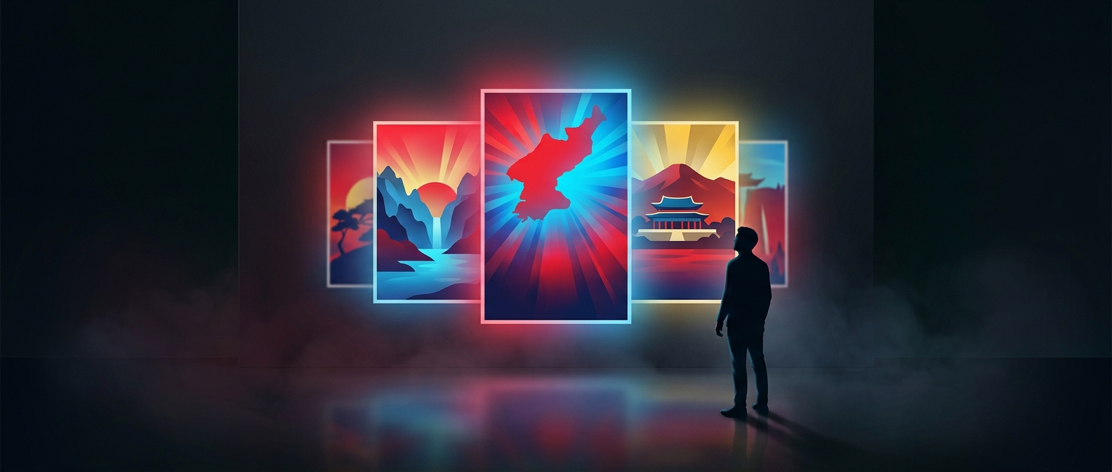 How North Korean posters use color to shape perception