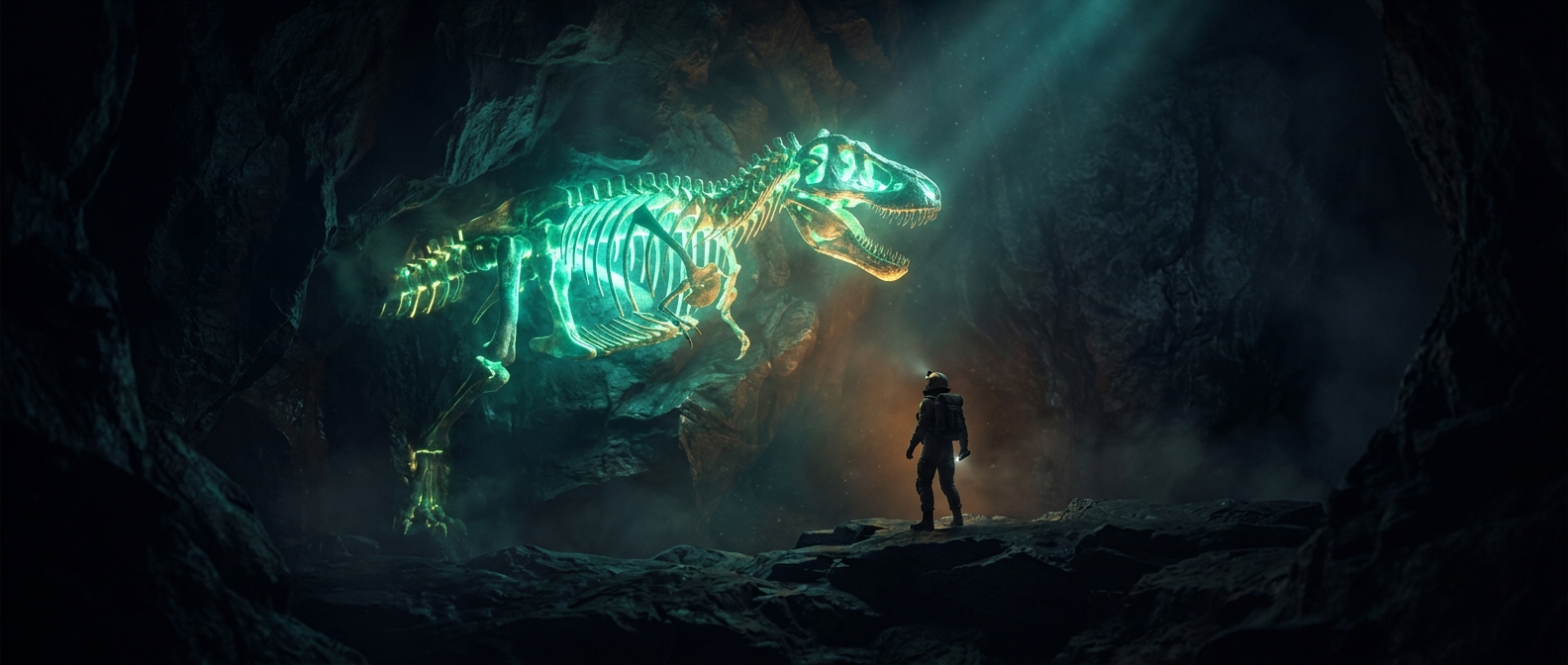 Why some dinosaur bones are radioactive