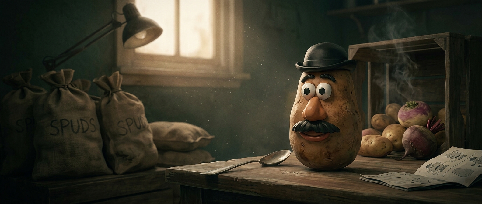 Mr. Potato Head once needed a real potato