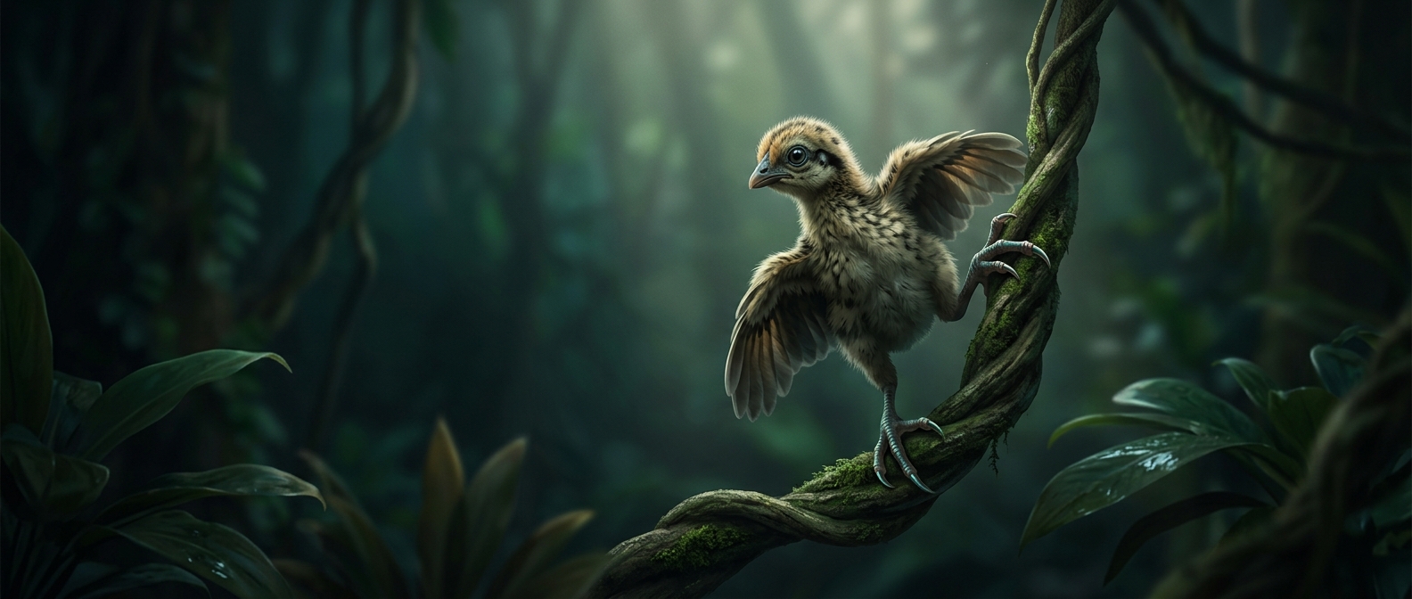This bird hatches with claws on its wings
