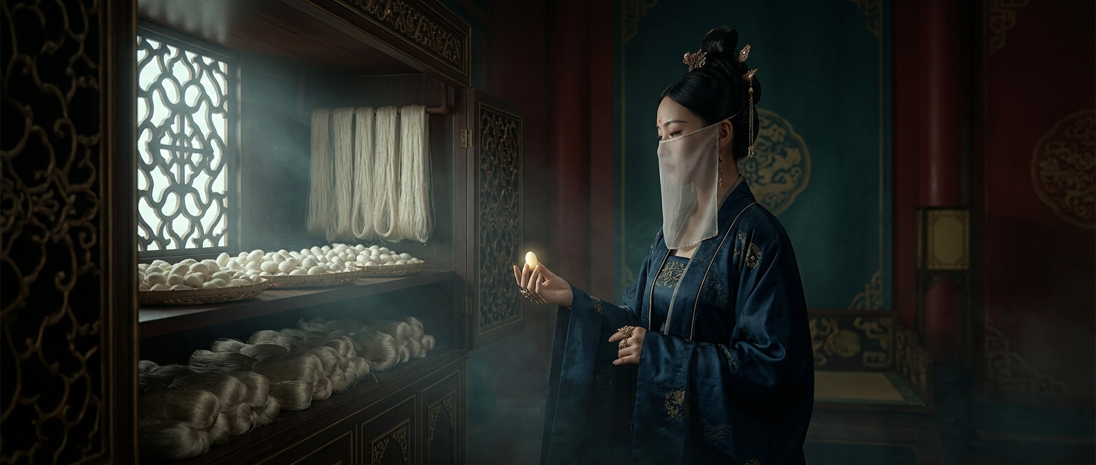 Silk production kept as a strict imperial state secret