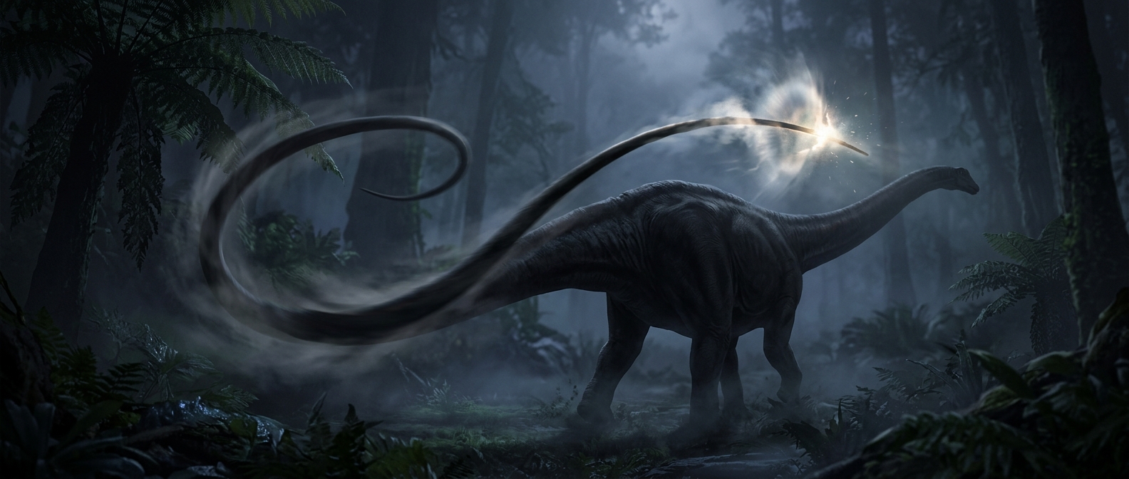 The dinosaur tail that may have cracked like a whip