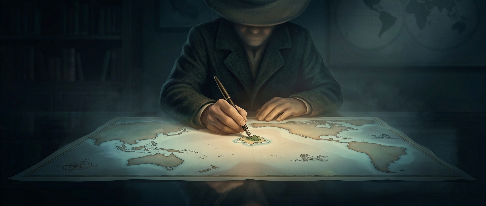 The island that existed only on maps
