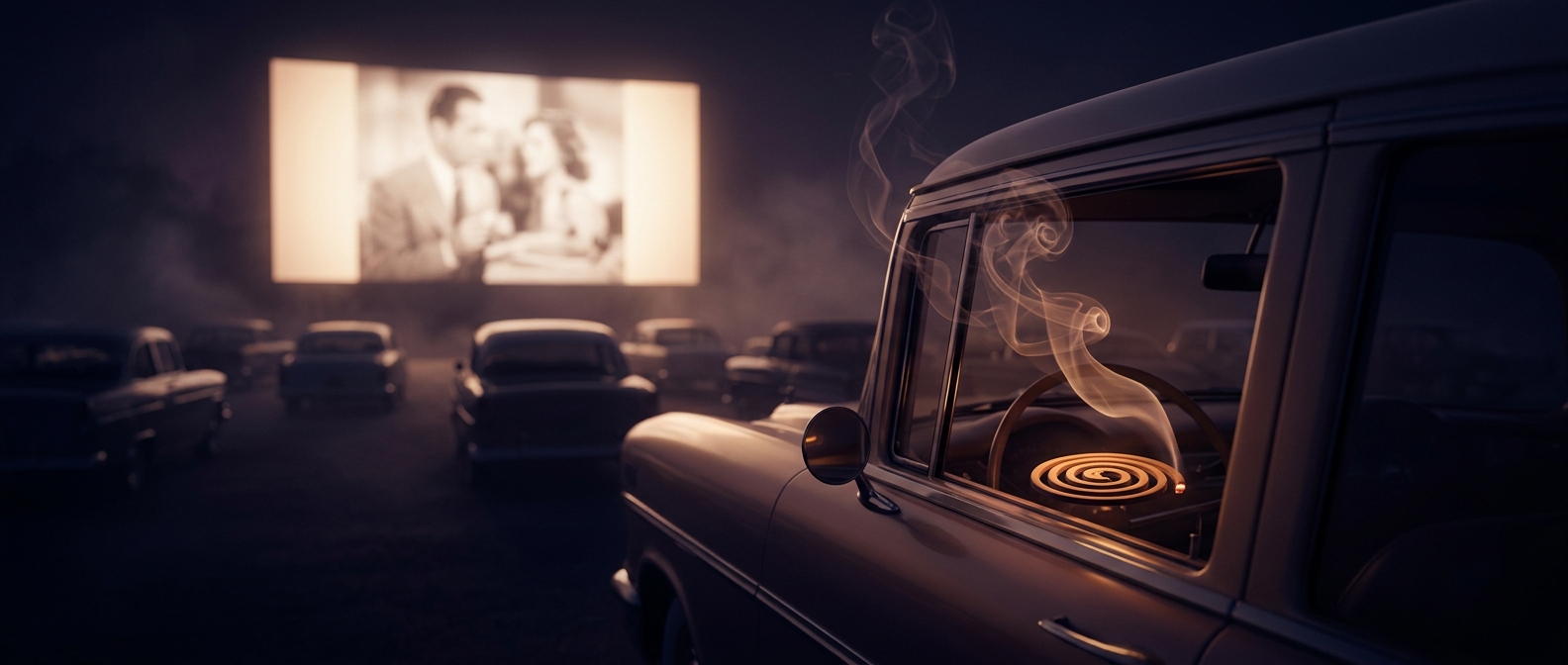 Drive-in theaters once handed out smoking coils