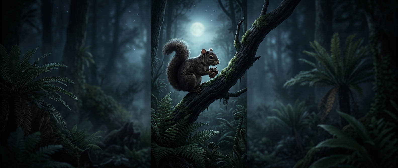 Ptilodus was an ancient mammal heavily resembling a squirrel